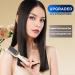 Hair Straightener Brush 2-in-1 | Anti-Scald Flat Iron | Fast Heating | 5 Temp Settings | Professional Salon Results at Home - Buy Online on GoSupps.com