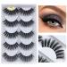 Beito 5 Pair 3D Fake Eyelashes - Dramatic Thick Cross Pattern Fluffy & Soft for Natural Extensions (G800) - Shop Internationally - Buy Online on GoSupps.com