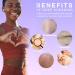 6-Piece African Net Sponge Set - Shower Exfoliation & Body Scrubs for Smooth Skin - Ideal for Daily Use (Yellow & White) - International Shipping Available - Buy Online on GoSupps.com