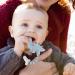 Dinosaur Teething Toy Set | Baby Teether Pain Relief + Pacifier Clip Holder | 3-12 Months | Freezer Safe | Neutral Shower Gift (Grey) - Buy Online on GoSupps.com