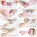 Dual Roll On Waxing Kit with Rose Wax Cartridge - Hair Removal Double Wax Warmer for Legs, Arms, Underarms - Pink - Buy Online on GoSupps.com