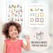 Rabano Art 2 Set Children's Room Learning Posters | ABC & Numbers DIN A3 | Fun Educational Wall Decor for Kids' Rooms | Childrens Room Decoration & Boho Murals - Buy Online on GoSupps.com