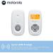 Motorola Nursery AM24 Audio Baby Monitor with Room Temperature Display, High Sensitivity Microphone, Two-Way Talk - White | Single MBP24 - Buy Online on GoSupps.com