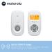 Buy Motorola Nursery AM24 BabyPhone - Digital Audio Monitor with DECT Technology Room Temperature Display & Two-Way Communication - White - Buy Online on GoSupps.com