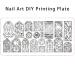 Aesthetic Nail Plates Stamping Set - Church Window Design Stamper Kit & Scraper for DIY Nail Art - Buy Online on GoSupps.com