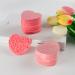 Facial Cleaning Sponge Heart Shape Exfoliating Pads - Reusable 50 Pieces (Pink) - Buy Online on GoSupps.com