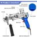 Tufting Gun 2 in 1 Cut Pile Rug Gun Electric Carpet Weaving Gun Handheld Flocking Machine for Quick Cut/Loop Pile (Blue) - Buy Online on GoSupps.com