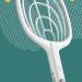 Electric Fly Swatter Racket Powerful Swatter 2 in 1 Electric Fly Killer Rechargeable Killer Lamp Portable Fly Killer Lamp for Indoor and Outdoor (White) - Buy Online on GoSupps.com