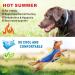 MOSUCOURL Dog Cooling Vest - Breathable Summer Coat for Dogs | Anti-Heat Evaporative Jacket for Outdoor Activities (Blue XS) - Buy Online on GoSupps.com
