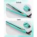 Wavytalk Mini Hair Straightener 3/10 Inch Pencil Flat Iron for Short Hair, Beard & Pixie Cut - Fast Heating, Adjustable Temp Settings, Dual Voltage - Green - Buy Online on GoSupps.com