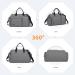 Kono Baby Changing Bag Nappy Diaper Bags for Mom and Dad Large Travel Tote Messenger with Changing Mat Grey - Buy Online on GoSupps.com