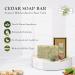 Buy ADK Natural Cedar Soap Bar 16 oz | Handmade Organic Vegan Olive Oil Soap for Dry Sensitive Skin - Moisturizing for Men Women & Babies - Buy Online on GoSupps.com