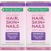Nature's Bounty Hair Skin & Nails Rapid Release Softgels Argan-Infused Vitamin Supplement with Biotin and Hyaluronic Acid Supports Hair Skin and Nail Health for Women 150 Count (Pack of 2)