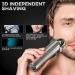 Men's 3D Rechargeable Electric Shaver - Waterproof Rotary Razor for Face, Anti-Pinch Technology - Ergonomic Design for Easy Use at Home or Travel - Buy Online on GoSupps.com
