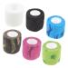 FRCOLOR 6pcs Self-Adhesive Elastic Basketball Knee Pads Finger Sleeves for Sports Athletic Cohesive Ankle Scar Tape Non-Woven Fabric Fitness Elasticity Finger Cots