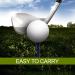 THIODOON Natural Wood Golf Tees - Pack of 100 - 3-1/4 inch & 2-3/4 inch - Mixed Colors - Reduce Side Spin & Friction - Buy Online on GoSupps.com