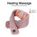 USB-Powered Electric Heating Pillows | Soft Warm Neck Wrap & Vibration Massage for Pain Relief | Ideal Gift for Adults & Seniors - Light Brown - Buy Online on GoSupps.com