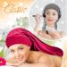 6-Piece Extra Large Satin Bonnet Set for Women with Long Curly Hair - Silk Night Sleep Cap for Braids - Solid Color - Elastic Band for Comfort - Buy Online on GoSupps.com