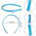 Duufin 30 Pack Satin Plain Headbands for Girls and Women - DIY Craft Headbands in 30 Colors - Multicolored 0.4 Inch - Buy Online on GoSupps.com