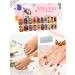 EBANKU Halloween Gel Nail Polish Strips - 20 Stickers for Pumpkin Witch Nail Designs with Nail File Stick - UV/LED Lamp Required - Buy Online on GoSupps.com