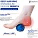 Plantar Fasciitis Relief Kit - Silicone Gel Heel Protectors & Cushioned Arch Support Sleeves (11 Pieces) for Heel Pain Spur Relief & Massage - Size 8-12 - Buy Online on GoSupps.com