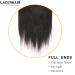 Lacer 10 Yaki Clip in Hair Extensions 120G 7 Pieces 10 Inch - Natural Black Remy Human Hair for Fashion Black Women with Relaxed Hair - Buy Online on GoSupps.com