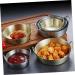 Milisten 3pcs Sauce Dish Round Serving Plate Sauce Container Soy Dipping Bowls Appetizer Dish for Home Household Sauce Serving Dish Appetizer Plate Stainless Steel The Dish Korean re-usable 8X8CMx3pcs Goldenx3pcs - Buy Online on GoSupps.com