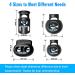 ZUSHALLMY 48pcs Upgraded Plastic Cord Lock - Drawstring Clip with Spring Toggle Stoppers for Shoelaces & Paracord - Buy Online on GoSupps.com