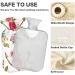 Naanle Watercolor Heat Bottle with Ethnic Flower Anchor | 1L Transparent Hot Water Bottle for Pain Relief & Therapy - Ideal for Bed Hands & Feet - Buy Online on GoSupps.com