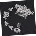 MAGICLULU Floral Rhinestone Hair Pin Hair Comb Long Issue Card Bride - Buy Online on GoSupps.com