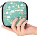 GIAPB Period Bag - Sanitary Napkin Storage & Makeup Pouch Alpaca Blue Color - Buy Online on GoSupps.com