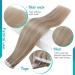 FSHINE Tape Extensions - Real Hair 50g 35cm Ash Blond Highlight - Invisible Hair Tape Extensions #18P613 - 20 Pieces Straight Hair - Buy Online on GoSupps.com