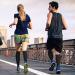 Compression Socks for Men & Women - (2 Pairs) Graduated Athletic Fit for Recovery, Running, Nurses - Boost Stamina & Circulation - Black & Grey - L-XL - Buy Online on GoSupps.com