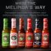 Melinda's Pepper Sauce Challenge Collection - Extra Spicy Gourmet Hot Sauce Gift Set - Jalape o, Habanero, Chipotle, Red Savina, Ghost, Scorpion - 5 oz, 6 Pack - Buy Online on GoSupps.com
