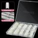 Nail Tips for Gel Nails Venares 500 Pieces Acrylic Artificial Nails 10 Sizes Nail Tips with Glue Nails Files Nail Clippers Cuticle Pusher Acrylic Artificial Nail Tips Set (Natural) - Buy Online on GoSupps.com