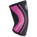 Rehband Elbow Bandage - 5mm SBR/Neoprene Sleeve for Strength Sports | Anatomical Design Non-Slip Unisex | Black/Pink - 1 Piece - Buy Online on GoSupps.com