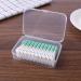 160 Pieces Double-Ended Interdental Brushes | Soft Silicone Toothsticks for Effective Teeth Cleaning - Green - Buy Online on GoSupps.com