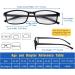MoKo 6-Pack Blue Light Blocking Reading Glasses - Full Frame Spring Hinge Lightweight Eyeglasses for Men Women (Black, 1.75) - Buy Online on GoSupps.com