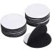 BRAVESHINE Adhesive Tape - 12PCS Sticky Back Hook Loop Dots - Double Sided Industrial Strength Coins - Heavy Duty Rug Carpet Gripper Pad Mounting Tape for Wall Decor or Tools Hanging - Round 2 inch Round 2 Inch  12Pcs