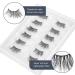 Frihappy Half Lashes Mink False Eyelashes - 6 Pairs Natural Wispy Accent & Reusable Lightweight Volume Pack - Buy Online on GoSupps.com