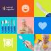 Special Supplies Adaptive Utensils Set for Hand Tremors, Arthritis, Parkinson's & Elderly Use - 5-Piece Non-Weighted Kitchen Set with Non-Slip Handles - Stainless Steel Knives, Fork, Spoons - Blue - Buy Online on GoSupps.com