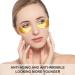 24K Gold Collagen Eye Mask - 30 Pairs Crystal Gold Under Eye Patches for Puffy Eyes, Dark Circles, Wrinkles - Anti-Aging Hydrating Gel Pads - Buy Online on GoSupps.com