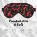 Adjustable Cherry Sleep Mask - Double-Sided Soft Eye Covers for Perfect Shading & Reduced Eye Edema | International Shipping - Buy Online on GoSupps.com