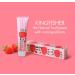  Kingfisher Kingfisher Strawberry Natural Toothpaste Fluoride-Free | Suitable for Vegetarians and Vegans | Gluten-Free and GMO-Free | 1 x 100ml Tube - Buy Online on GoSupps.com