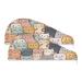 A Large Group of Cats Dry Hair Cap 2 Piece Quick Drying Towel Set with Button Headband Super Absorbent Soft & Comfortable