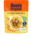 Ben's Original Golden Vegetable Microwave Rice 220g - Easy, Delicious and Convenient - Buy Online on GoSupps.com