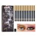 G n rique Eye Shadow Pencil Smudge Proof Eyeliner Set 12 Colour Glitter Makeup Waterproof Eye Pencil Long Lasting Cosmetic Smooth Application Professional Daily Use Unisex