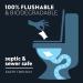 HEROLIFE Large Flushable Baby Wipes | Plant-Based, Biodegradable & Hypoallergenic | 99% Water & Plant-Derived | Eco-Friendly & Septic Safe | 40% Larger Size - Buy Online on GoSupps.com
