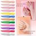VANREESA Poly Nail Gel Kit - 12 Colors Nail Extension Set for DIY Manicures | Professional Starter Kit for Women - Colorful Flowers - Buy Online on GoSupps.com