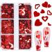 DIY Nail Supplies Shiny Love Heart Nail Decoration Decals Stickers Nail Art Sequins(02) - Buy Online on GoSupps.com